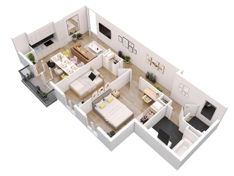 Paris & Disneyland - 2Min From Train Station - Free Private Parking วิลลิเยร์-ซูร์-มาร์น ภายนอก รูปภาพ